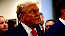 Donald Trump recibió un duro golpe por parte del Partido Demócrata. Foto Efe Donald Trump recibió un duro golpe por parte del Partido Demócrata. Foto Efe