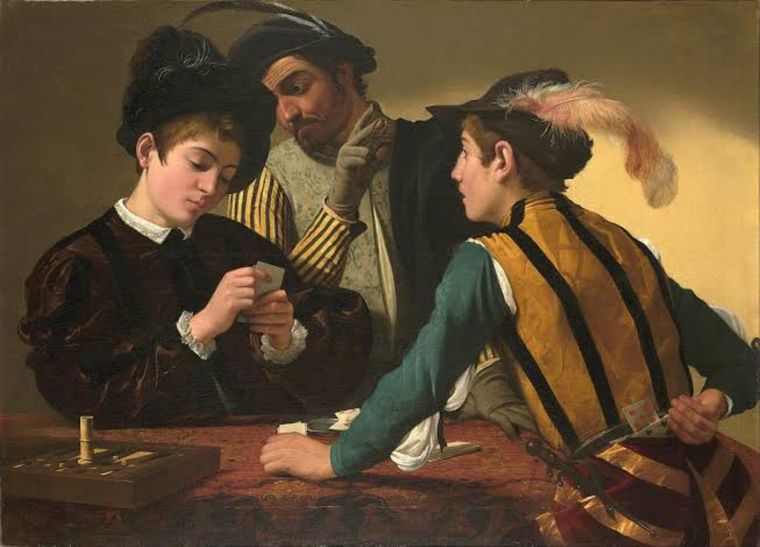 Caravaggio, Jugadores de cartas