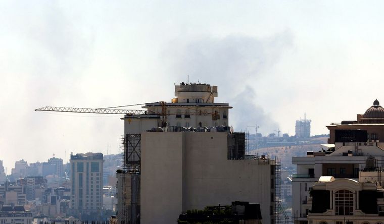 Israel bombardea Teherán, en Irán. Foto EFE