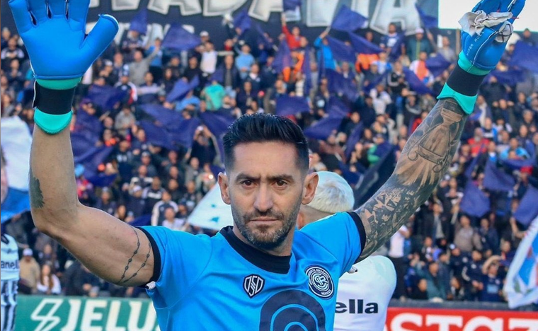 El arquero de Independiente Rivadavia Foto: Independiente Rivadavia