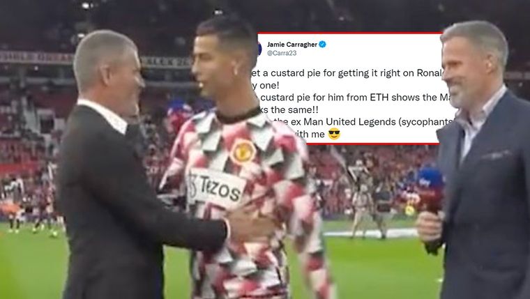 Carragher disparó contra Cristiano luego del ninguneo en el último United-Liverpool.