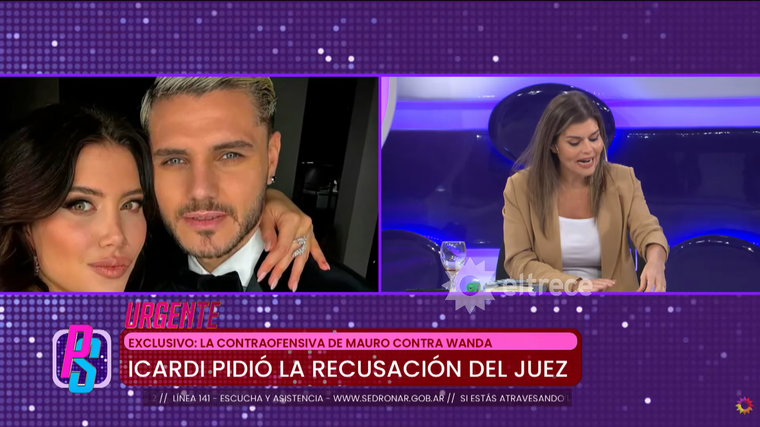 Mauro Icardi pidió la recusación del juez. Mauro Icardi pidió la recusación del juez. 