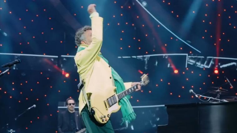 Fito Páez Y su gran gesto. Foto: @fitopaezmusica