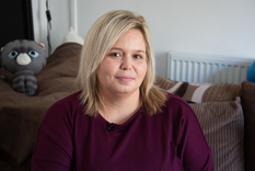 Danielle tiene cuatro hijos de entre dos y 13 años, y desde que se separó de su esposo enfrenta problemas para cubrir todas sus necesidades.