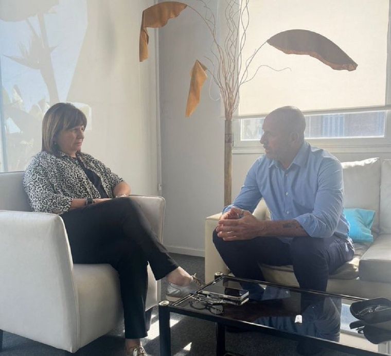 Bullrich y Wolff. Foto: Twitter