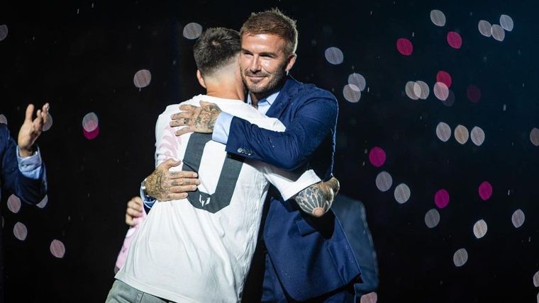 Beckham expresó su felicidad tras la renovación de Messi en EE.UU. Foto: Instagram @davidbeckham