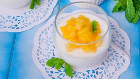 Receta de bavarois de duraznos sin horno: suave, dulce y refrescante. Receta de bavarois de duraznos sin horno: suave, dulce y refrescante.