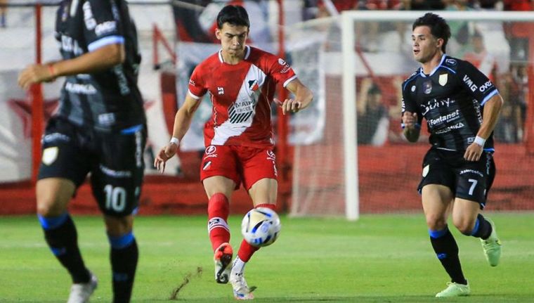 Deportivo Maipú sufrió un tanto desde el comienzo del partido ante Atlético Rafaela.&nbsp;