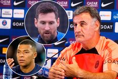 Christophe Galtier El técnico francés se refirió a Messi y Mbappé en conferencia de prensa.