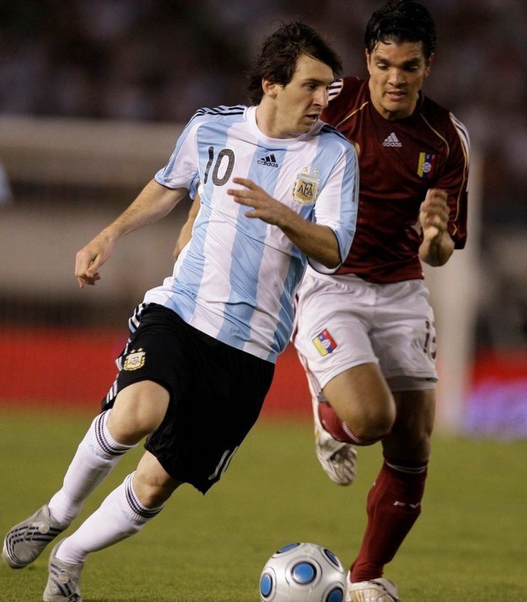 El recuerdo del Argentina-Venezuela más especial para Lionel Messi Foto: publicada en Olé