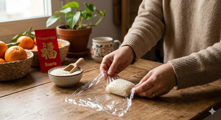 Un ritual de abundancia. Fuente: IA Gemini.