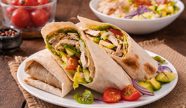 Wrap de pollo, una receta perfecta para el verano