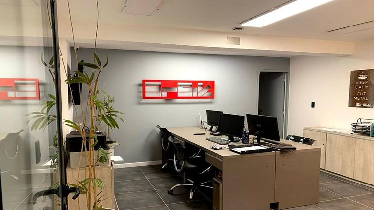 La oficina de la empresa que tomó la decisión de bajar sus precios Foto: Gentileza Ersik S.A