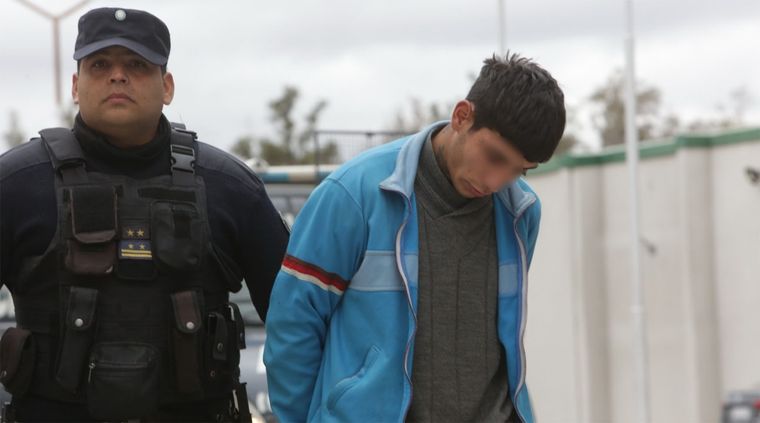 Uno de los detenidos por instigar a los saqueos. Foto: Gentileza