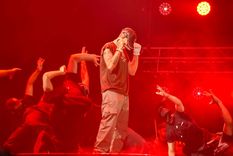 El trapero hizo vibrar a los fans mendocinos. Foto: Maru Mena/ MDZ