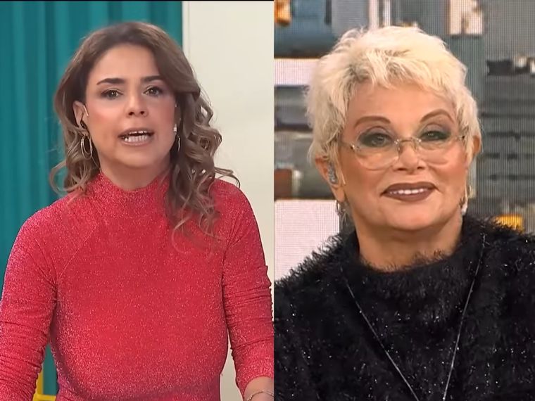 Marina Calabró fue letal con varios aspectos del nuevo programa de Carmen Barbieri. Foto: Captura de pantalla Youtube América TV/ Captura de pantalla Youtube El Nueve Argentina.