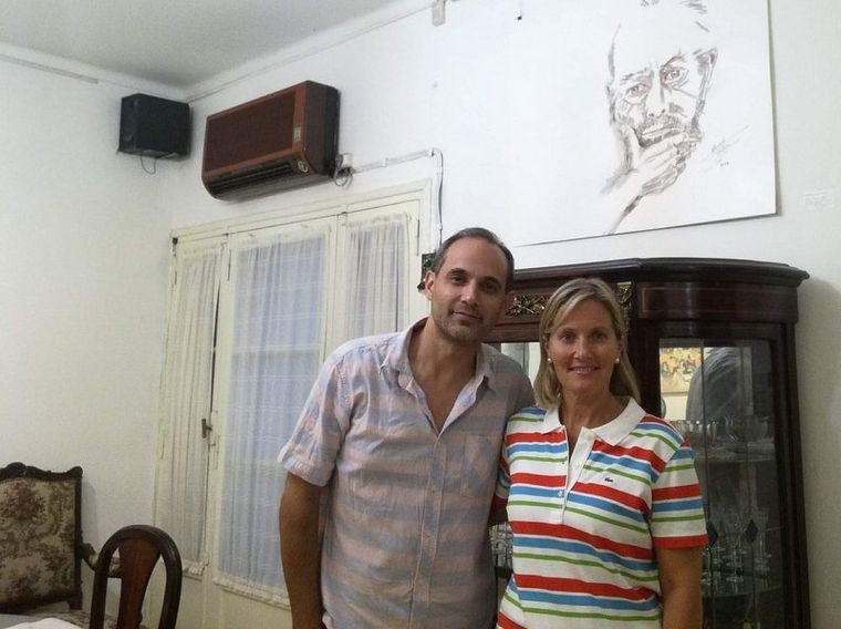 Orlando Pelichotti y Alejandra Cicchitti.