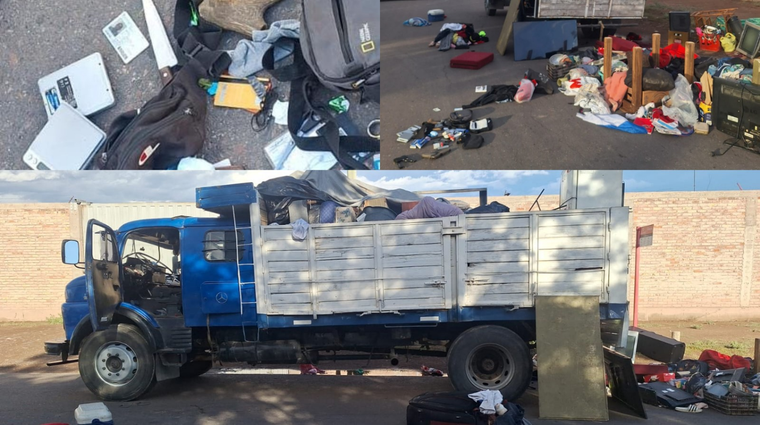 Las imágenes del control realizado en Las Heras. Las imágenes del control realizado en Las Heras.