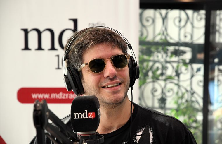 Marco Antonio Caponi, pasó por los estudios de MDZ Radio. Foto: ALF PONCE MERCADO
