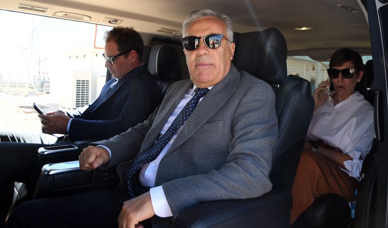 El gobernador Alfredo Cornejo en uno de las últimas actividades de la agenda provincial.