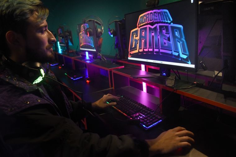 Se trata de la primera academia gamer impulsada desde un ámbito sindical Foto: Academia Gamer
