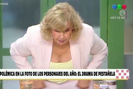 La mujer no pudo contener su asombro. Créditos: Captura / TELEFE