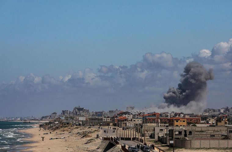 Israel realizó nuevos ataques en Gaza Foto: EFE