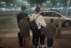 Los cinco hermanos regresaron a Mendoza en horas de la noche. Foto: Ministerio de Salud de Mendoza