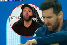 El Kun Agüero explotó contra Closs por dar un susto sobre Messi.