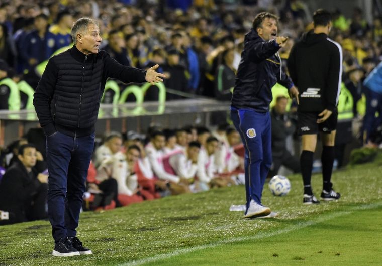 El DT canalla valoró la campaña pese a la eliminación ante Huracán. Pusimos la vara muy alta, dijo. Foto: FotoBaires