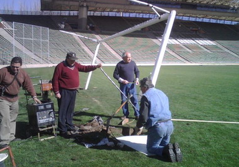 El Malvinas está listo para albergar los importantes juegos del fin de semana. Foto: MDZ