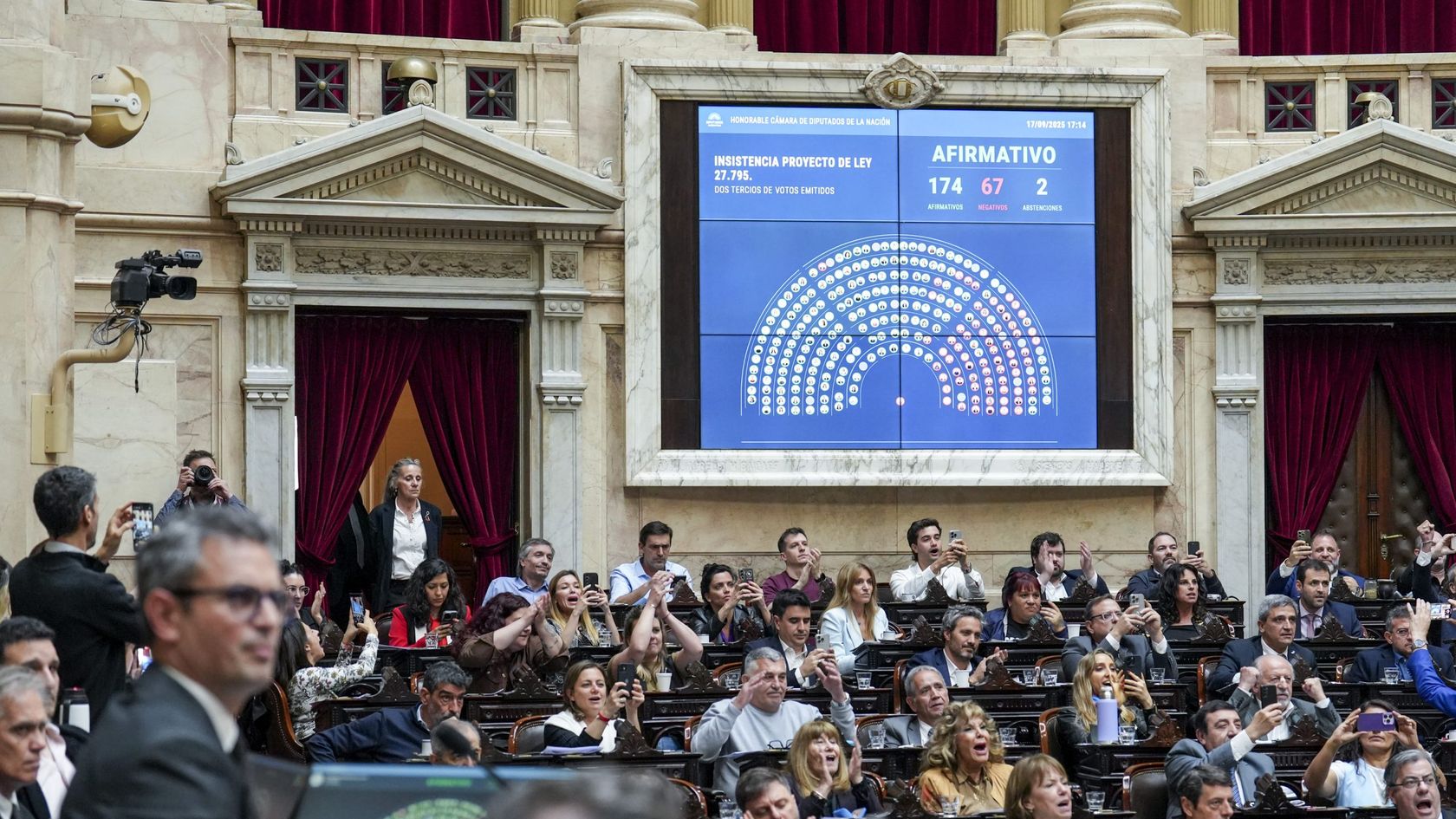 El Gobierno evalúa desdoblar las sesiones extraordinarias en el Congreso.