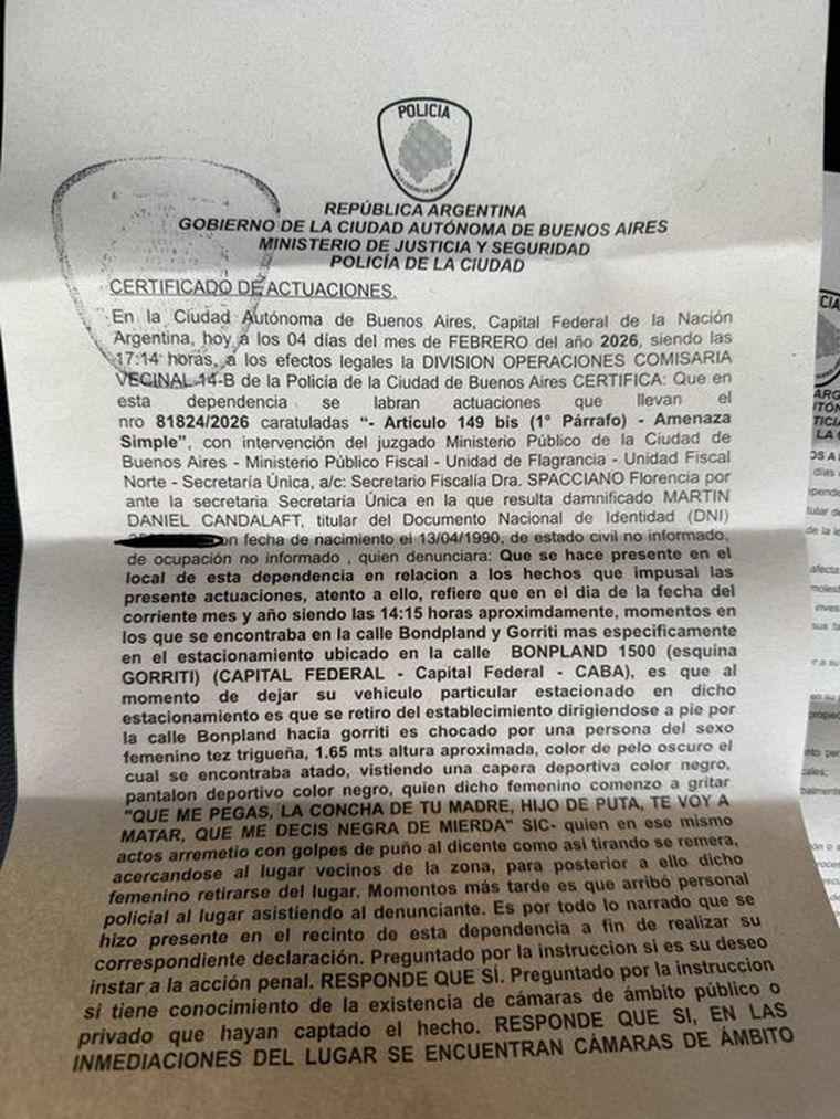 El periodista posteó en redes. El periodista posteó en redes.