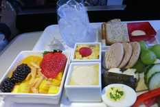 Desayuno de Virgin Airline Foto: Web