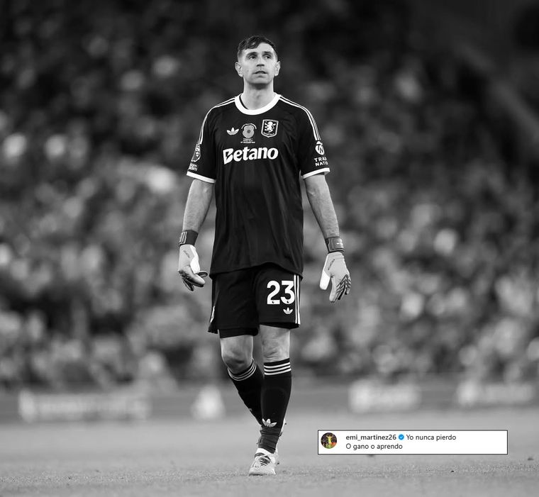 Dibu Martínez, contundente tras su error ante el Liverpool. Dibu Martínez, contundente tras su error ante el Liverpool.