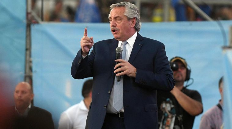 El presidente Alberto Fernández participará de un acto de apoyo a la CGT y a UPCN. Foto: TELAM