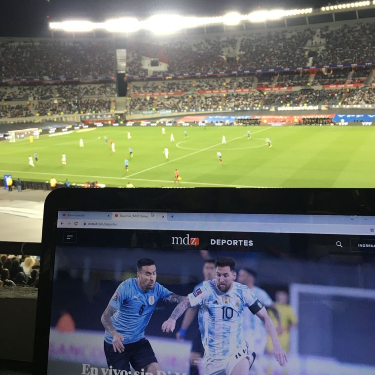 Estuvimos en el Monumental y te mostramos lo mejor del triunfo ante Uruguay Foto: MDZ