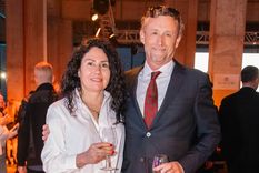 Richard Brake. Chairman de Kaikoura Group y su pareja, Jimena Turner. Foto: Santiago Tagua/MDZ Richard Brake. Chairman de Kaikoura Group y su pareja, Jimena Turner. Foto: Santiago Tagua/MDZ