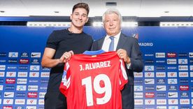 Enrique Cerezo fue contundente sobre el nivel actual de Julián Álvarez, . Foto: @Atleti Enrique Cerezo fue contundente sobre el nivel actual de Julián Álvarez, . Foto: @Atleti