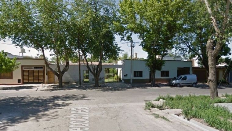 La casa donde ocurrió el hecho.