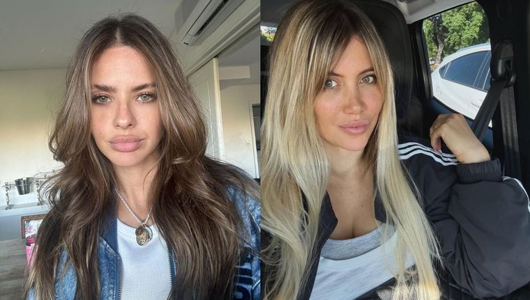 La China Suárez y Wanda Nara se verán próximamente las caras Foto: Instagram: @sangrejaponesa/ Instagram: @wanda_nara