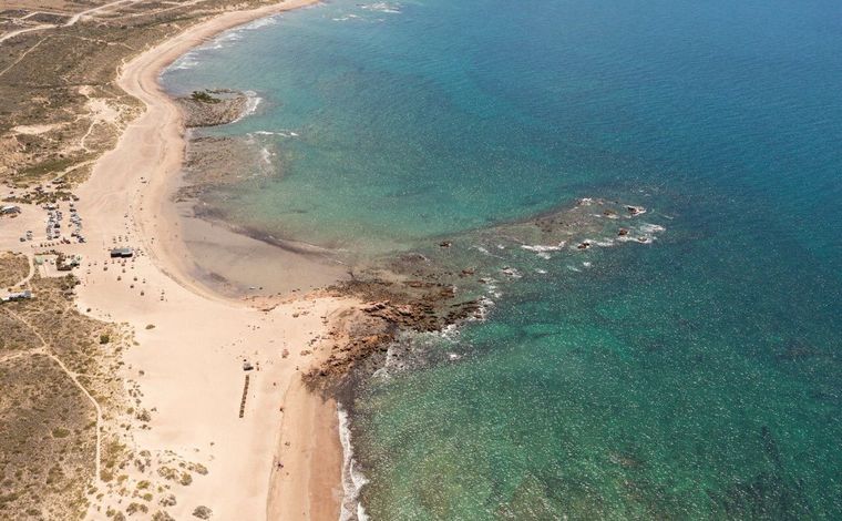 Las Grutas se encuentra en la provincia de Río Negro Foto: Twitter Turismo Las Grutas