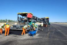 Los trabajos en el aeropuerto de San Rafael generaron tensión entre el municipio y la provincia. Foto: Gentileza