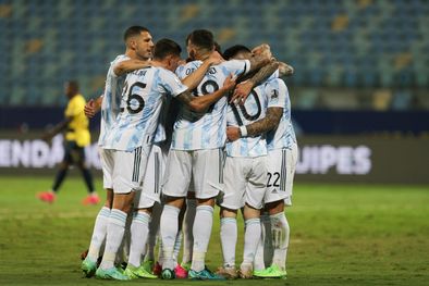MDZol | La selección argentina festejando. Foto: Twitter Selección Argentina