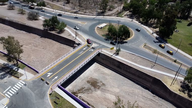 El nuevo puente que fue inaugurado Foto: Municipalidad de Godoy Cruz