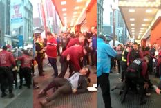 desalojan a golpes a vendedores ambulantes del show de topa