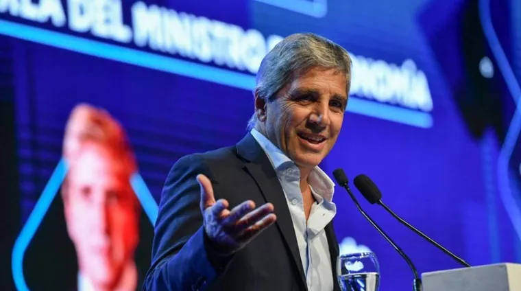 El ministro de Economía Luis Caputo.