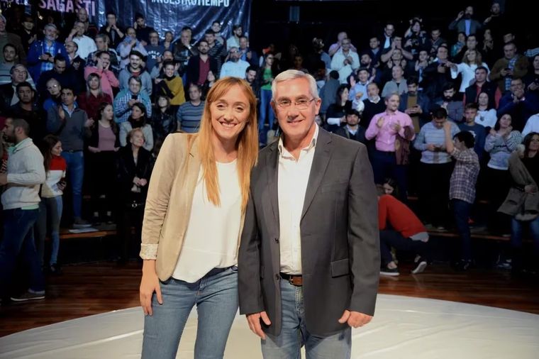 Fernández Sagasti y Tanús, envueltos en la polémica por los fideicomisos Foto: Unidad Ciudadana