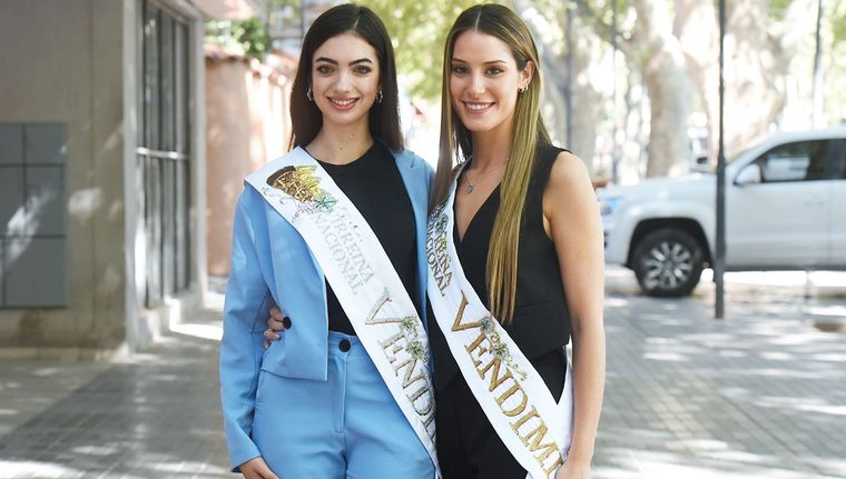 Sofía Perfumo y Alejandrina Funes, virreina y reina de la Vendimia 2025.