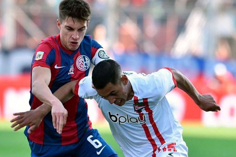 Todo igualado en el Bidegain entre San Lorenzo y Estudiantes. Foto: Liga Profesional de Fútbol